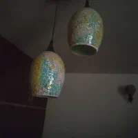 چند عدد لوستر  آویز دوقلو وسقفی و دیواری