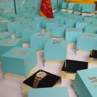 جعبه تکپوش گلاسه جعبه زیورآلات وساعت