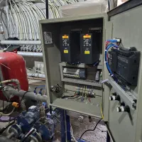 برق صنعتی  plc hmi تابلو برق بانک خازن بوستر پمپ