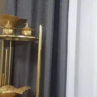 پرده حریر شاین دار|پرده، رانر، رومیزی|قوچان, |دیوار