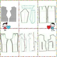 الگوی لباس آماده