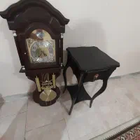 میز تلفن و ساعت
