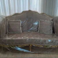 ست مبلمان هفت نفره به همراه میز نهار خوری شش نفره