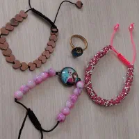 انگشتر  ،گردنبند ،دستبند سنگ  نو نو