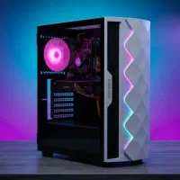 کیس گیمینگ و رندرینگ لوکس White Build