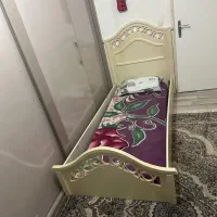 تخت خواب تک نفره چوبی