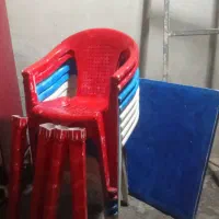 صندلی پلاستیکی میز
