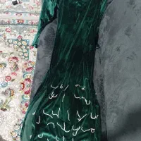 لباس مخمل سبز،پولداری
