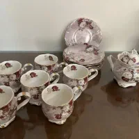 سرویس چای خوری لمونژ با قندان|ظروف سرو و پذیرایی|تهران, اختیاریه|دیوار