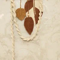 دیوارکوب مکرمه مدل برگ