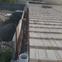 اجرای سقف دیوارباربر اسکلت بتن با مصالح