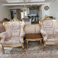 مبل 9نفره سلطنتی|مبلمان خانگی و میز عسلی|قم, زنبیل آباد|دیوار