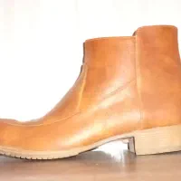 نیم‌بوت چرم اصل زنانه