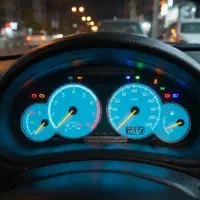 تغییر رنگ پشت آمپر و احیای چراغ
