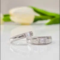 ست حلقه ازدواج مدل جدید ست نقره|بدلیجات|تبریز, |دیوار