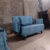 مبل تمام فلز تخت شو عرض ۱۰۵سانت|مبلمان خانگی و میز عسلی|تهران, یافتآباد|دیوار