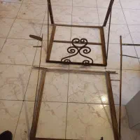 پایه کولر پنجره ای فلزی و سینک تک لگن