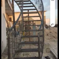 جوشکارسیار اسکلت و راه پله با تراکتور