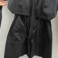 بارانی مشکی شیک|لباس|قروه, |دیوار