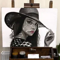 طراحی سیاه قلم