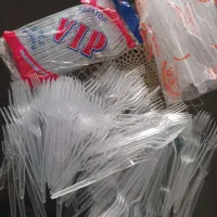 چاقو وچنگال یکبار مصرف|ظروف نگهدارنده، پلاستیکی، یک‌بارمصرف|کرمانشاه, |دیوار