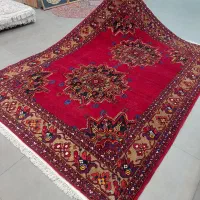 فرش دستباف۷متری لاکی زیبا ۲سانت پرز داره رنگ گیاهی