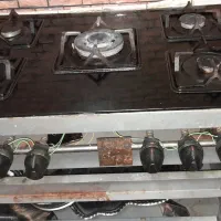 اجاق گاز ۵ شعله طرح فر...|اجاق گاز و لوازم برقی پخت‌وپز|قم, نیروگاه|دیوار