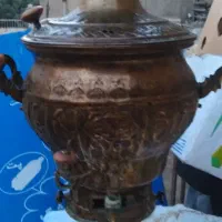 سماور گازی برنج قدیمی|سماور، چای‌ساز، قهوه‌ساز|تهران, فلاح|دیوار