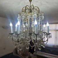 لوستر برنجی 8 شاخه