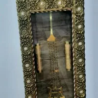 بوفه،بخاری،ساعت برنز،آینه،غذاخوری کمجا