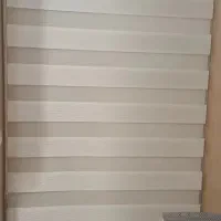 پرده زبرا بالینی تمیز  دو متر و ۳۰ در ۱۱۰ رنگ سفید