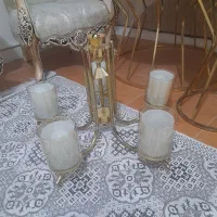 لوستر طلایی ۵ شاخه|لوستر و چراغ آویز|اسلامشهر, شهرک قائمیه|دیوار