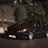 ۲۰۶مشکی تیپ دو مدل ۹۰تماک رنگ