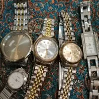 ساعت مچی قدیمی  ژاپنی سوئیسی رولیکس رومیزی دیواری