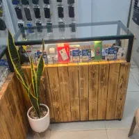 میز پیشخوان رگال کتابخانه قفسه دیواری کانترویترین