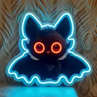 طراحی و ساخت انواع تابلو نئون|ریسه و چراغ تزئینی|بیرجند, |دیوار