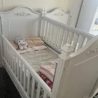 تخت کودک ساحل چوب با تشک رویا