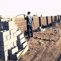 بلوک سیمانی و دیوارکشی با مصالح چکی