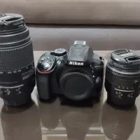 دوربین نیکون Nikon d5300 با دو لنز 18-55 و 55-300
