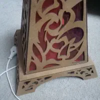 چراغ خواب چوبی دست ساز نو