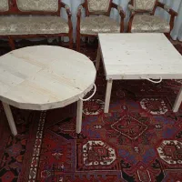 کرسی تاشو تمام چوب روسی( گرد)