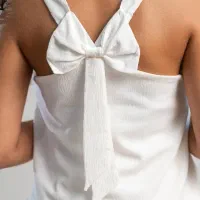 تاپ حلقه ای پشت پاپیون