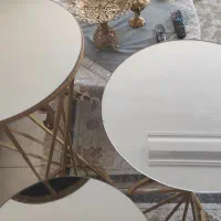 میز کنار سالنی و مراسم بوفه چوبی و قلیان برنزی|مبلمان خانگی و میز عسلی|ارومیه, |دیوار