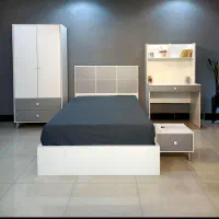 تخت یکنفره مدل باکس تختخواب یک نفره (درساچوب)|تخت و سرویس خواب|مشهد, شهید شهریاری|دیوار