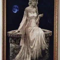 تابلوفرش دخترماه