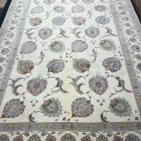 قالی ۲ در ۳ دستبافت افشان