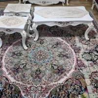 ست جلو مبلی و میز تی وی و ساعت درحد نو