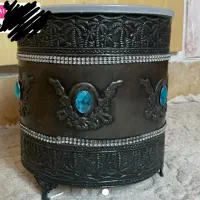 سطل زباله آشغال قدیمی