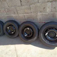 تایرو رینگ دور 14پژو 90درصد|قطعات یدکی و لوازم جانبی|چابهار, |دیوار