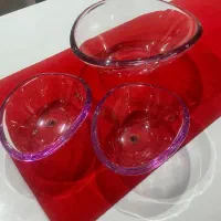 کاسه میوخوری بزرگ و دو عدد کوچکتر